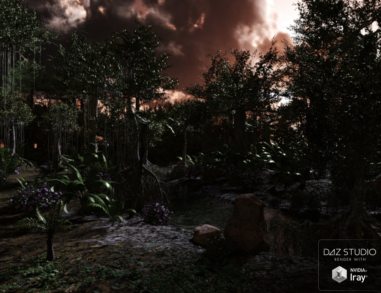 Dynamic Jungle Rainforest Dynamic Jungle Rainforest by: Alessandro_AMLMX3D, 3D Models by Daz 3D