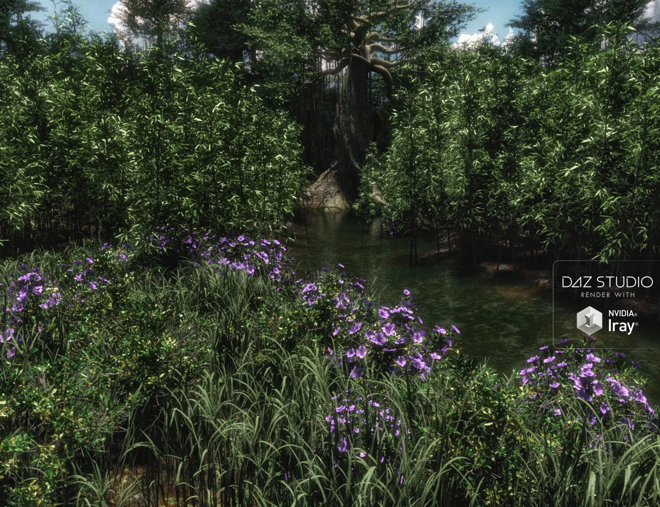 Dynamic Jungle Rainforest Dynamic Jungle Rainforest by: Alessandro_AMLMX3D, 3D Models by Daz 3D