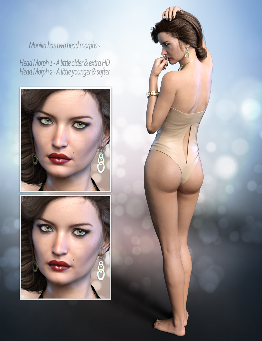FWSA Monika HD for Victoria 7 and Her Jewelry FWSA Monika HD for Victoria 7 and Her Jewelry by: Fred Winkler ArtSabbyFisty & Darc, 3D Models by Daz 3D