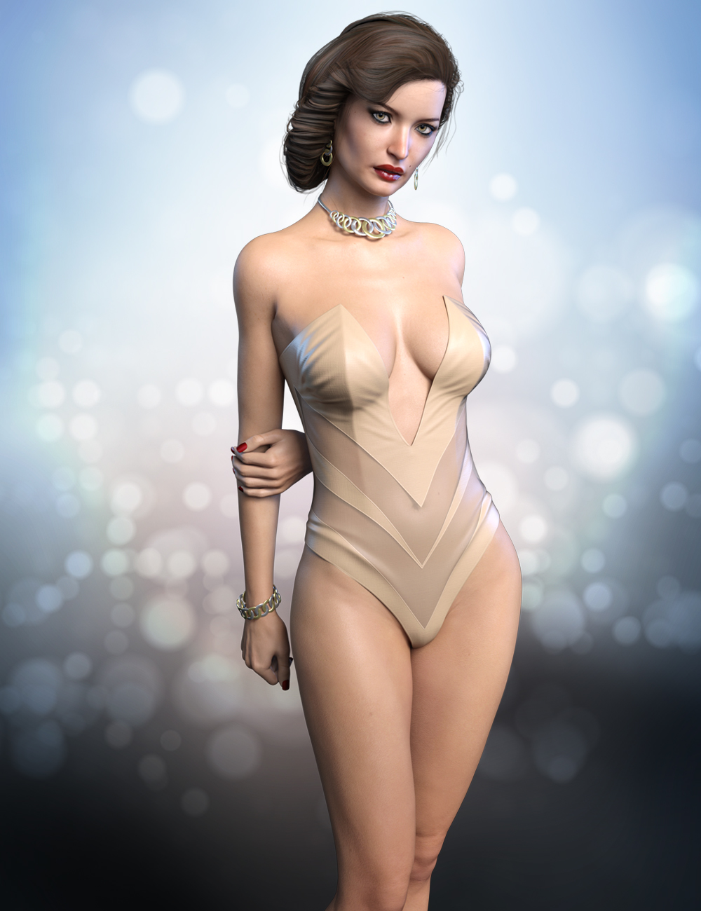 FWSA Monika HD for Victoria 7 and Her Jewelry by: Fred Winkler ArtSabbyFisty & Darc, 3D Models by Daz 3D