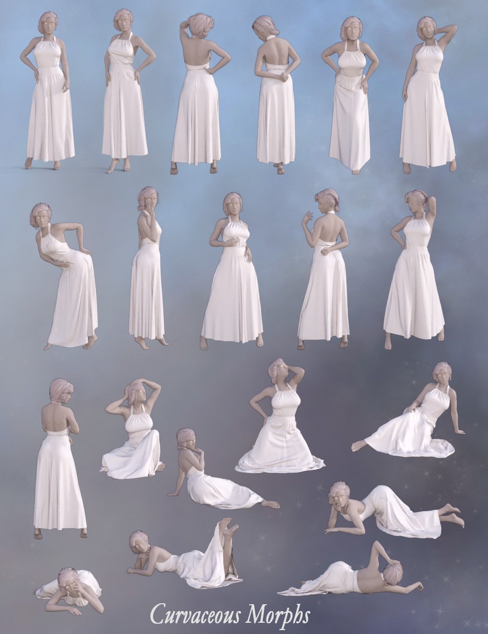 Monika Dress for Genesis 3 Female(s) Monika Dress for Genesis 3 Female(s) by: PandyGirl, 3D Models by Daz 3D