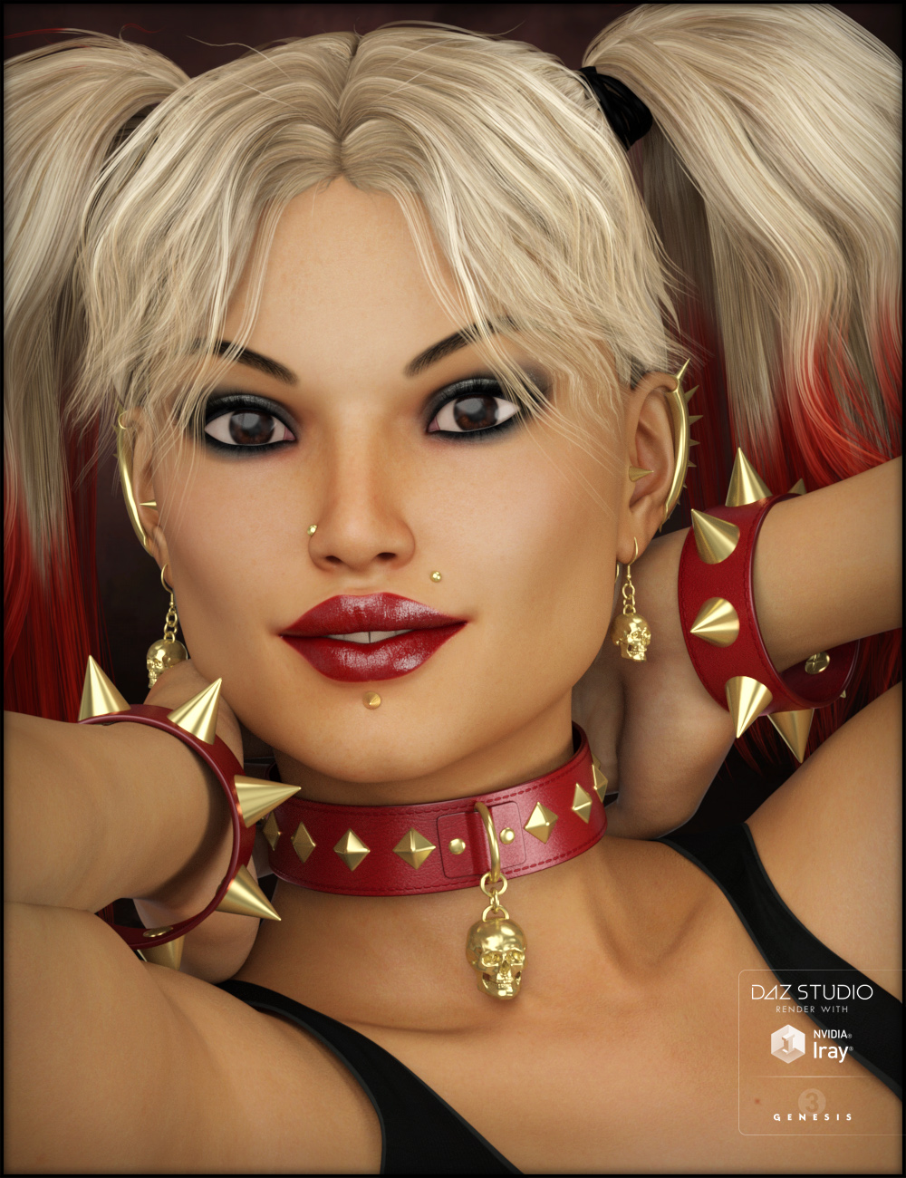 Dangerous Jewelry for Genesis 3 Female(s) by: Fisty & Darc, 3D Models by Daz 3D