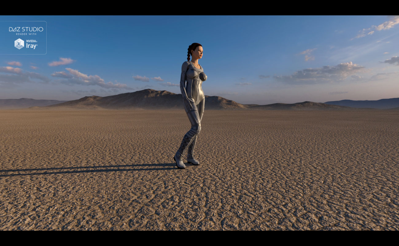Dry Mud Desert Iray and Add-ons by: Aako, 3D Models by Daz 3D