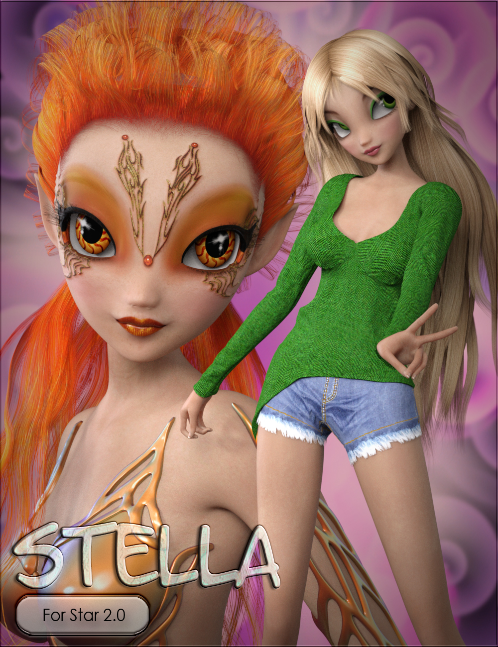 VYK Stella for Star 2.0 by: vyktohria, 3D Models by Daz 3D