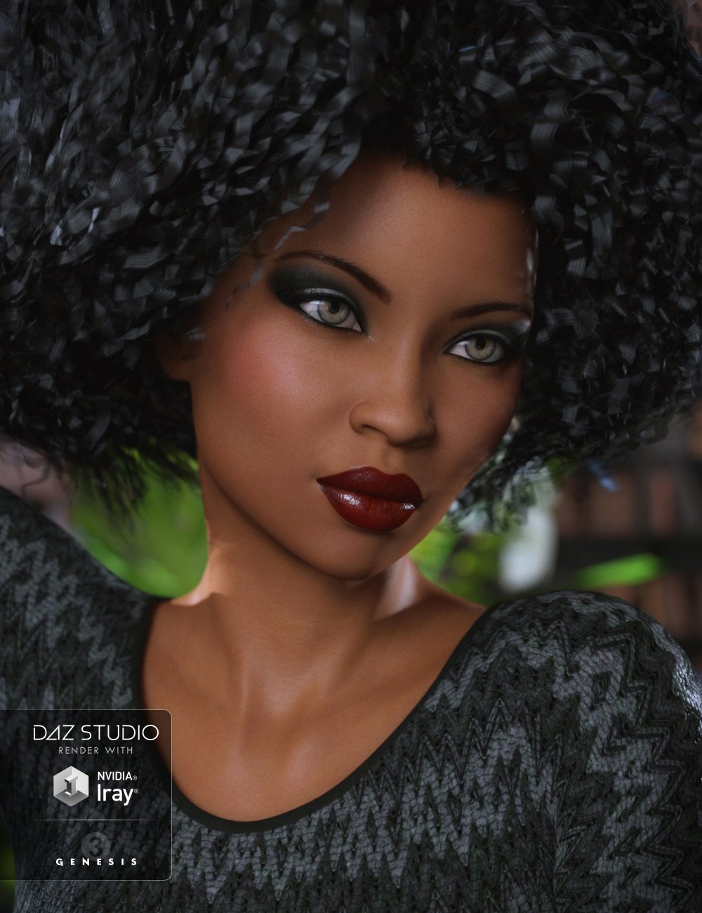Senna for Monique 7 by: RazielJessaii, 3D Models by Daz 3D