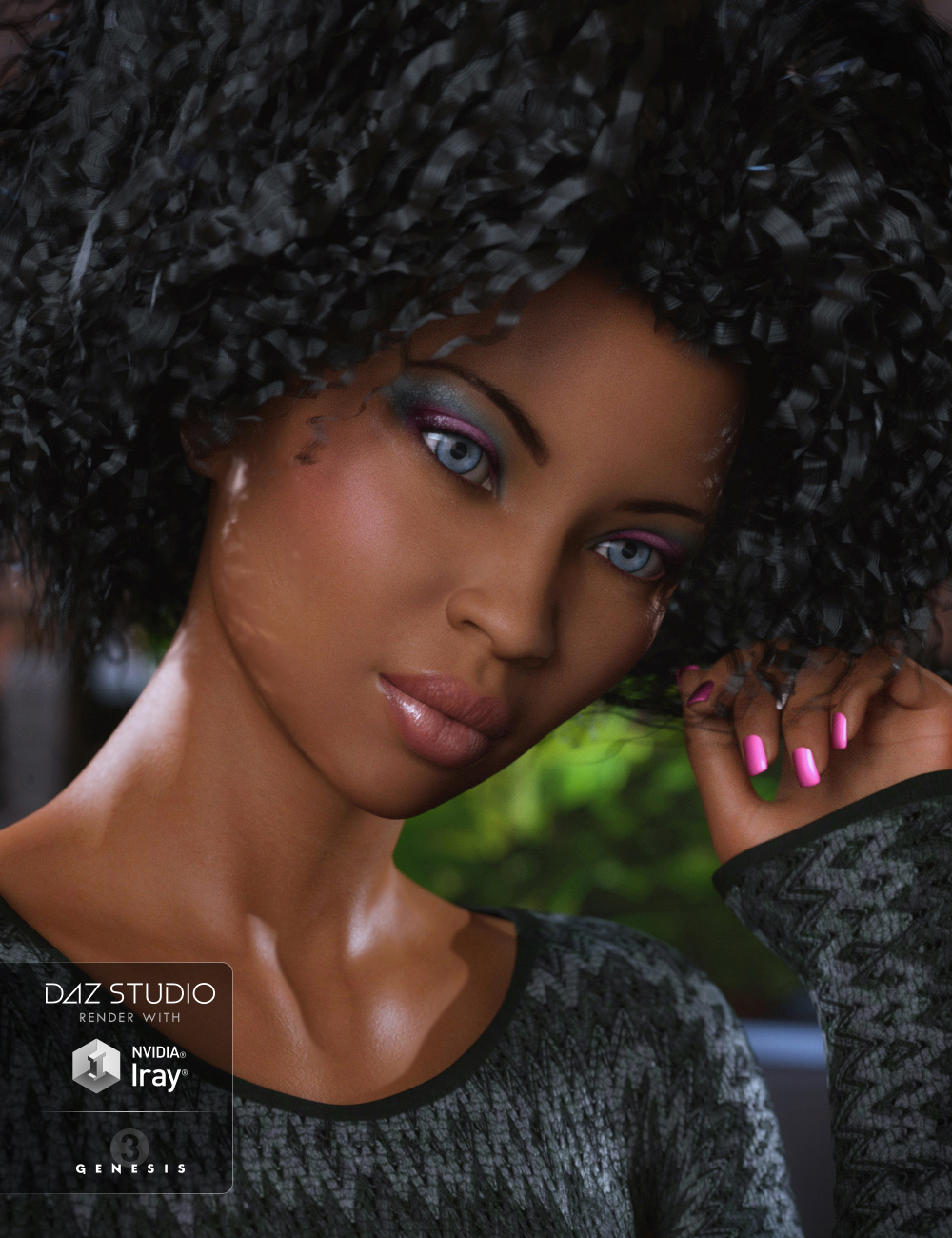 Senna for Monique 7 by: RazielJessaii, 3D Models by Daz 3D