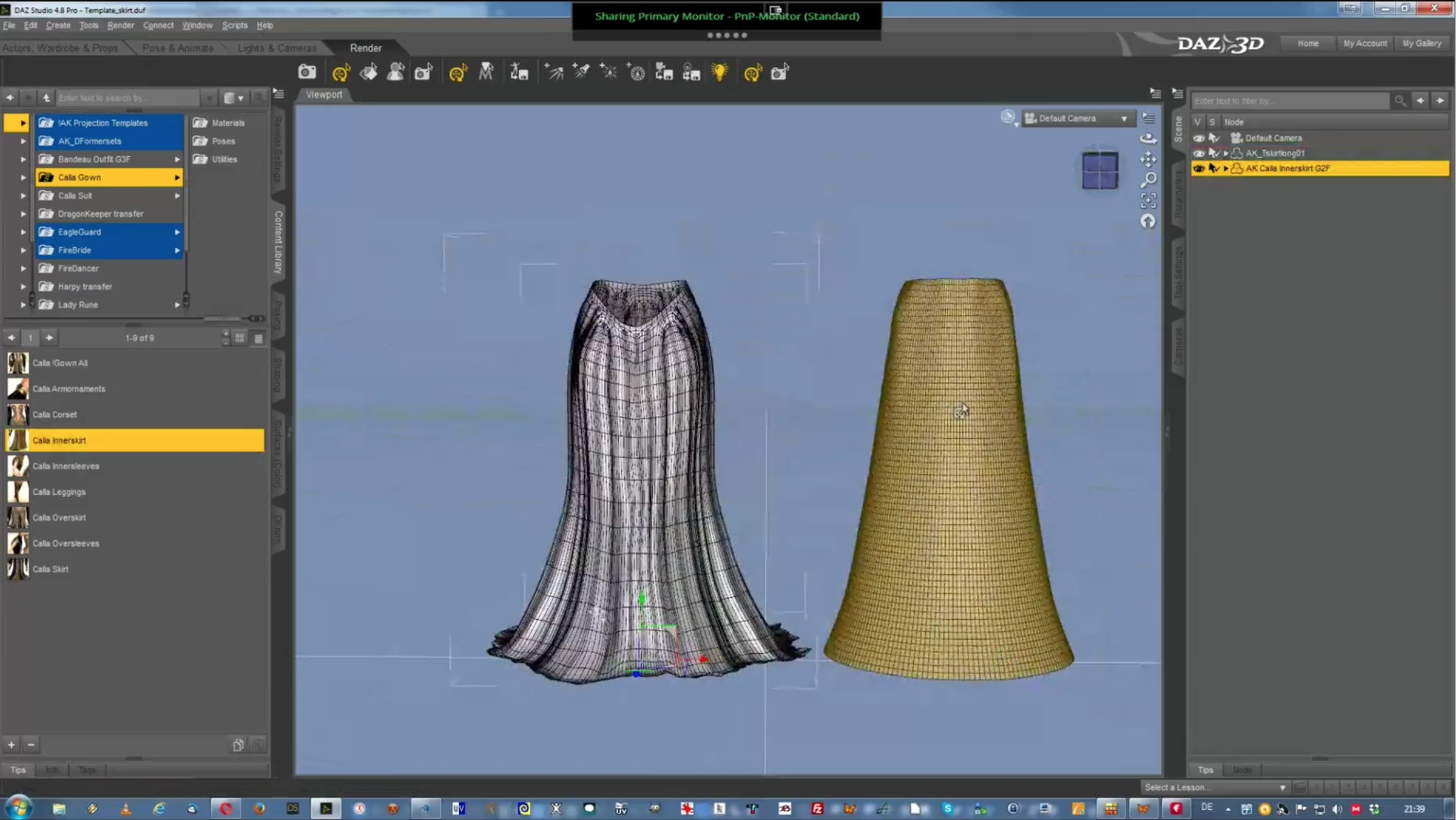 Daz Studio Rigging with Templates by: Digital Art LiveArki, 3D Models by Daz 3D
