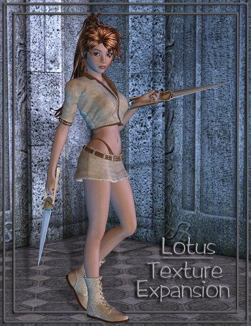 A3 Lotus Texture Expansion by: Sarsa, 3D Models by Daz 3D
