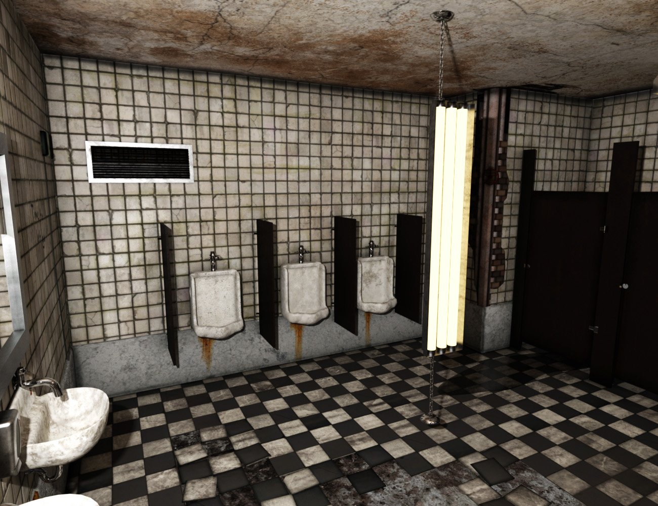 Rotten Restroom Rotten Restroom by: Muze, 3D Models by Daz 3D