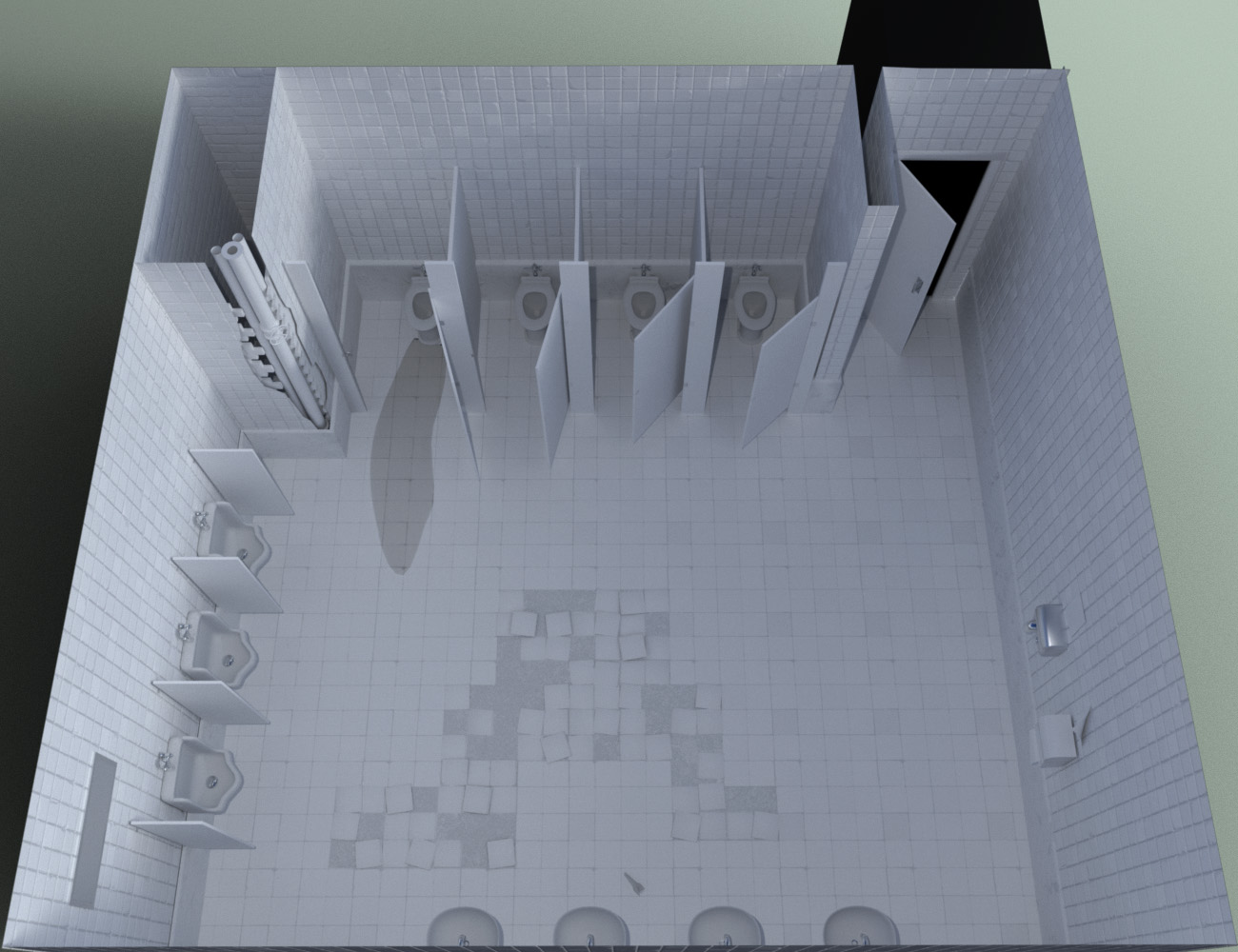 Rotten Restroom by: Muze, 3D Models by Daz 3D