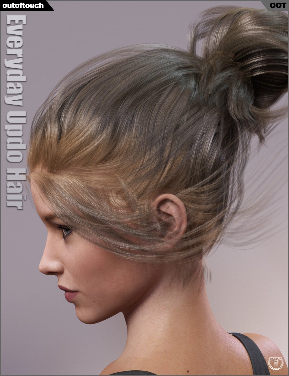Everyday Updo Hair and OOT Hairblending 2.0 for Genesis 3 Female(s) Everyday Updo Hair and OOT Hairblending 2.0 for Genesis 3 Female(s) by: outoftouch, 3D Models by Daz 3D