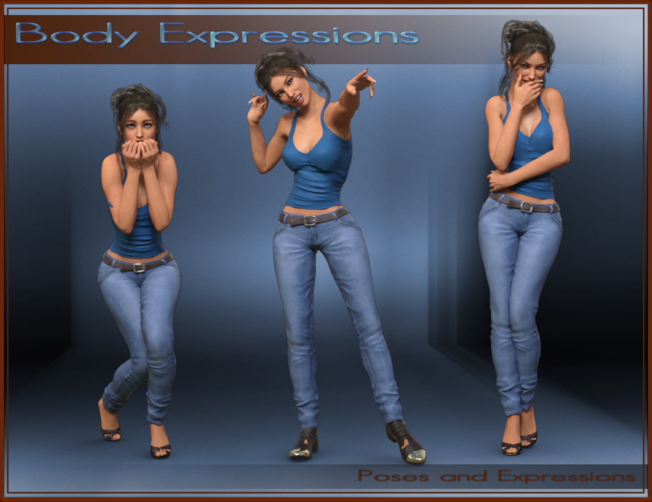 Body Expressions For Genesis 3 Female And Victoria 7 Daz 3d 