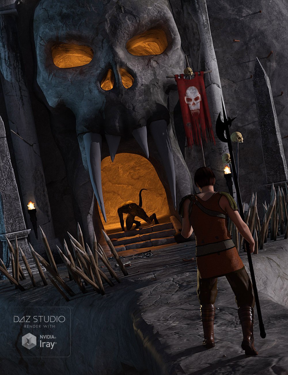 Chasm of Chaos Environment and HDRI Chasm of Chaos Environment and HDRI by: bitwelder, 3D Models by Daz 3D