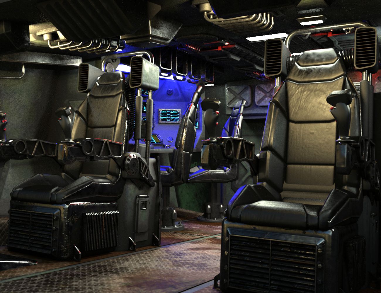 Heavy Mobile Command Post by: DzFire, 3D Models by Daz 3D