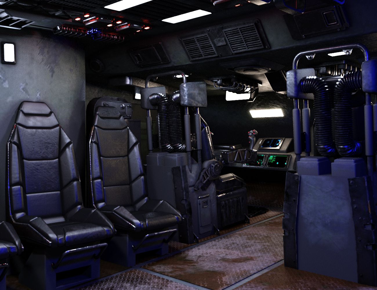 Heavy Mobile Command Post by: DzFire, 3D Models by Daz 3D