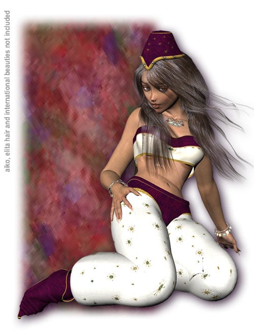 TOA ArabianNites for Aiko 3 by: Frances Coffill, 3D Models by Daz 3D