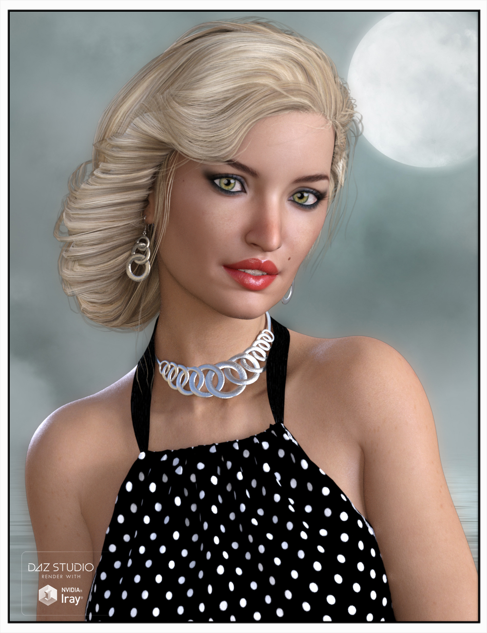 Baroness Hair for Genesis 3 Female(s) by: SWAM, 3D Models by Daz 3D