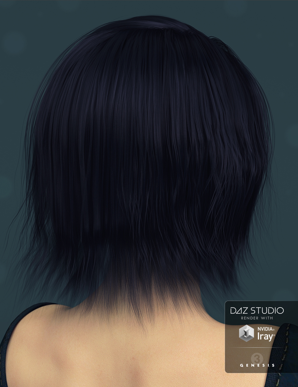 Bonny Hair for Genesis 3 Female(s) by: Kool, 3D Models by Daz 3D