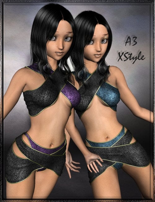 A3 XStyle by: DTigerWoman, 3D Models by Daz 3D