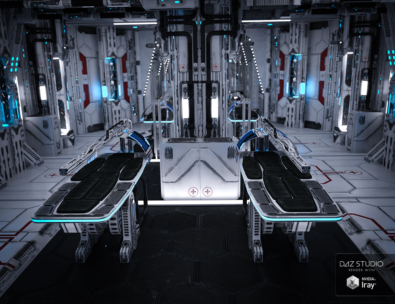SS Marcoor Medbay SS Marcoor Medbay by: Ravnheart, 3D Models by Daz 3D