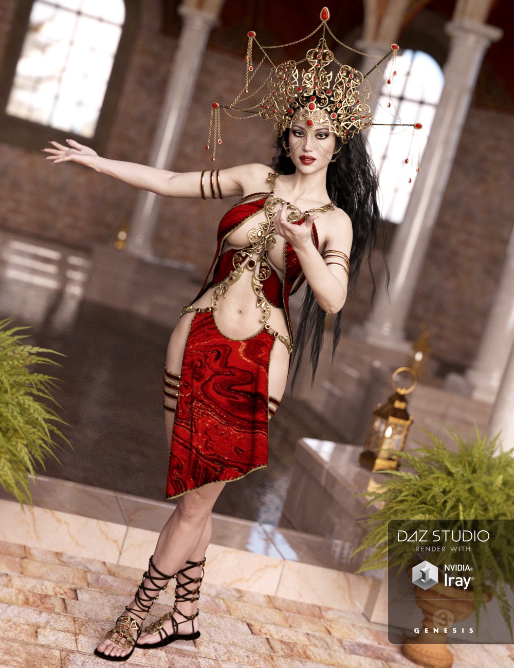 Mistress Arachne Outfit for Genesis 3 Female(s) Mistress Arachne Outfit for Genesis 3 Female(s) by: Barbara BrundonSarsa, 3D Models by Daz 3D