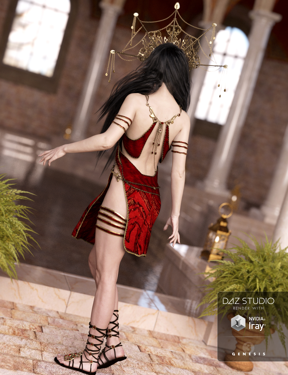 Mistress Arachne Outfit for Genesis 3 Female(s) by: Barbara BrundonSarsa, 3D Models by Daz 3D