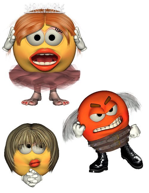 EmotiFolks Emote Poses EmotiFolks Emote Poses by: Digiport, 3D Models by Daz 3D