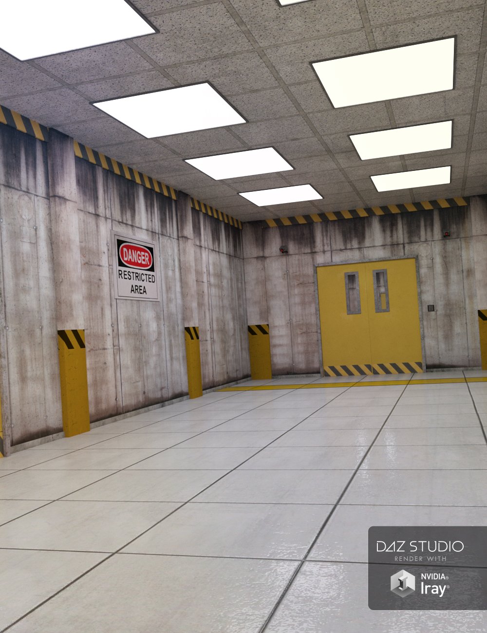 Containment Corridor Containment Corridor by: , 3D Models by Daz 3D