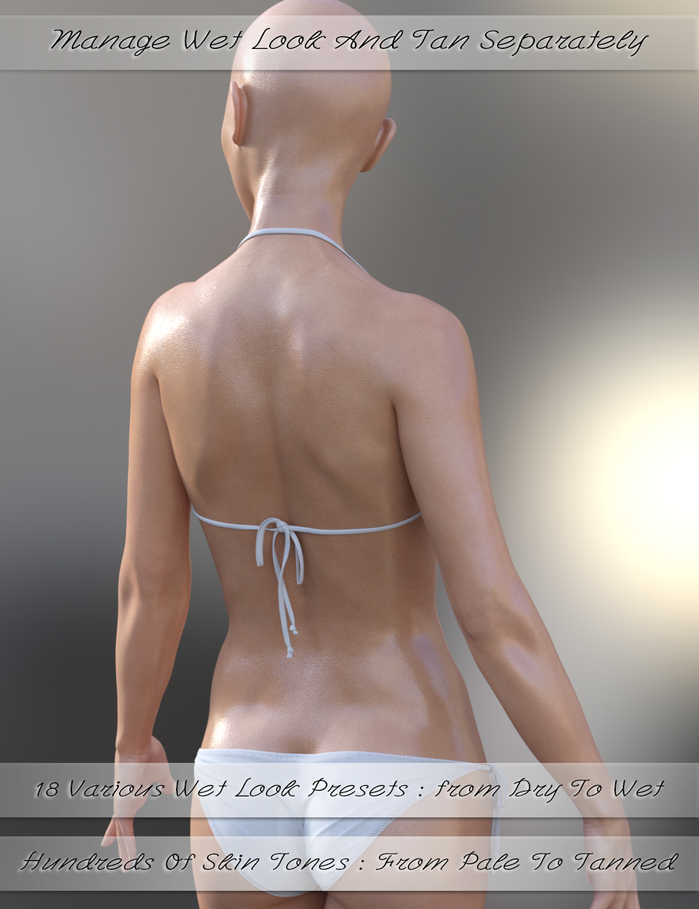 Wet and Tanned Skins for Genesis 3 by: V3Digitimes, 3D Models by Daz 3D
