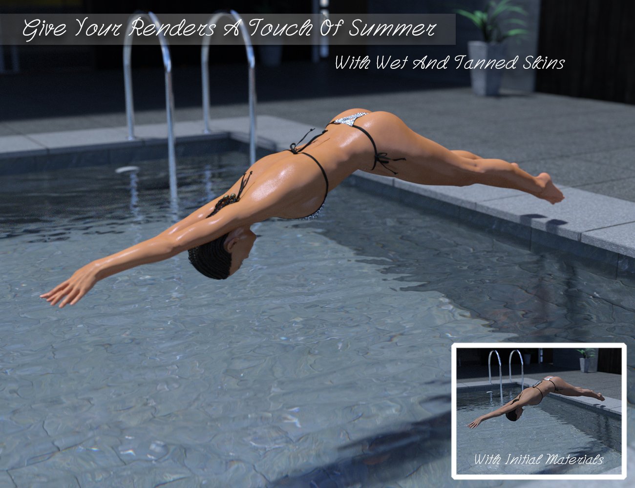 Wet and Tanned Skins for Genesis 3 Wet and Tanned Skins for Genesis 3 by: V3Digitimes, 3D Models by Daz 3D