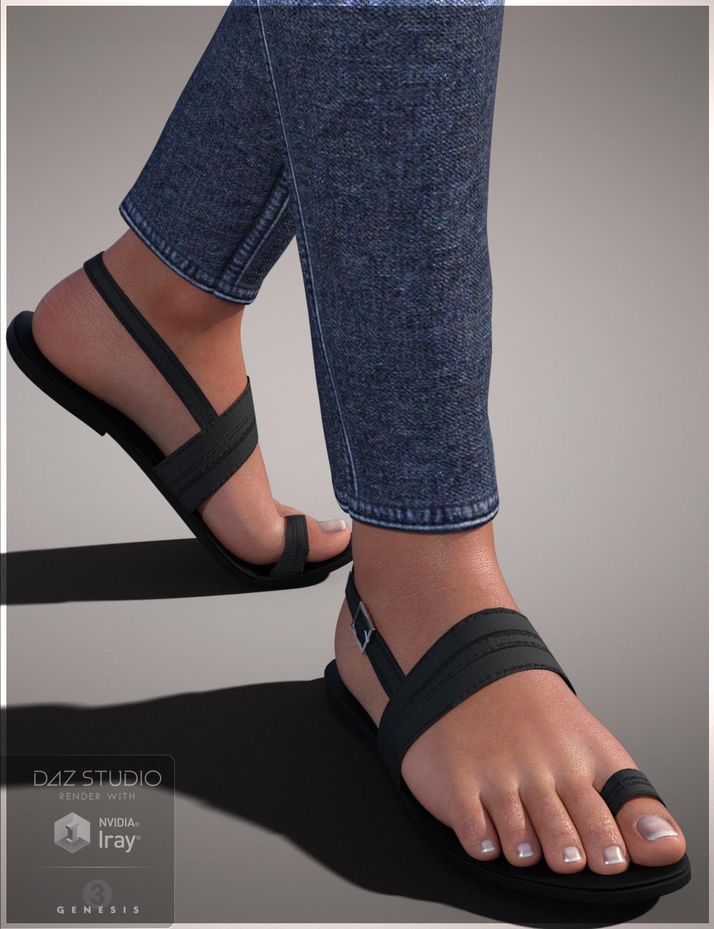Fun Saturday Outfit for Genesis 3 Female(s) by: Nikisatez, 3D Models by Daz 3D