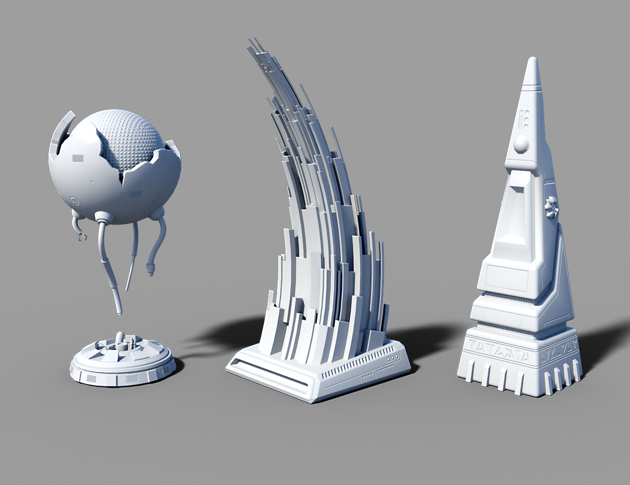 Alien Relics by: Sharktooth, 3D Models by Daz 3D