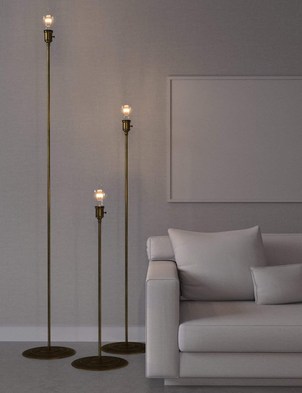Lamp Light: Floor Lamps for Daz Studio Lamp Light: Floor Lamps for Daz Studio by: Khory, 3D Models by Daz 3D