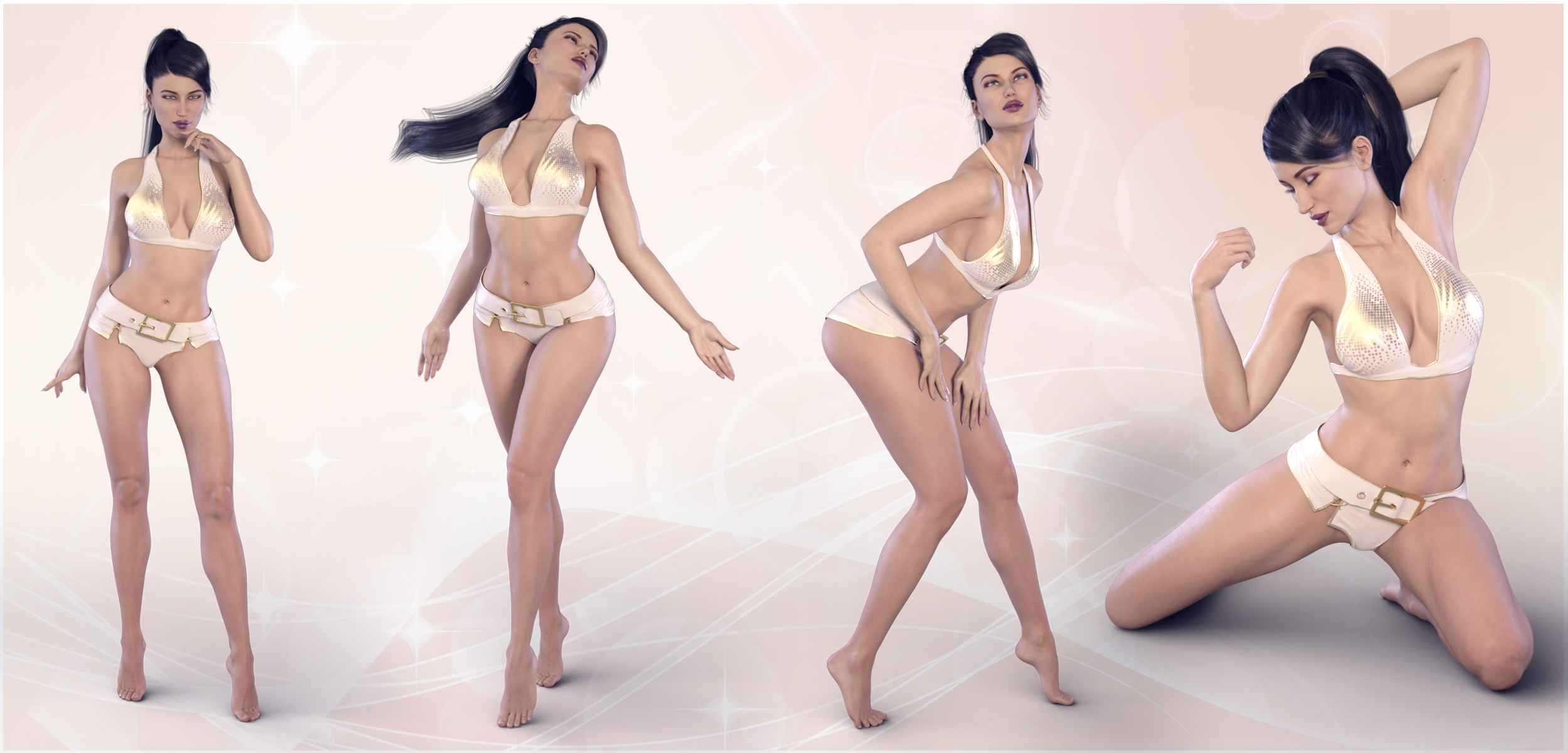 Z Womanly - Poses for Lilith 7 & Genesis 3 Female by: Zeddicuss, 3D Models by Daz 3D
