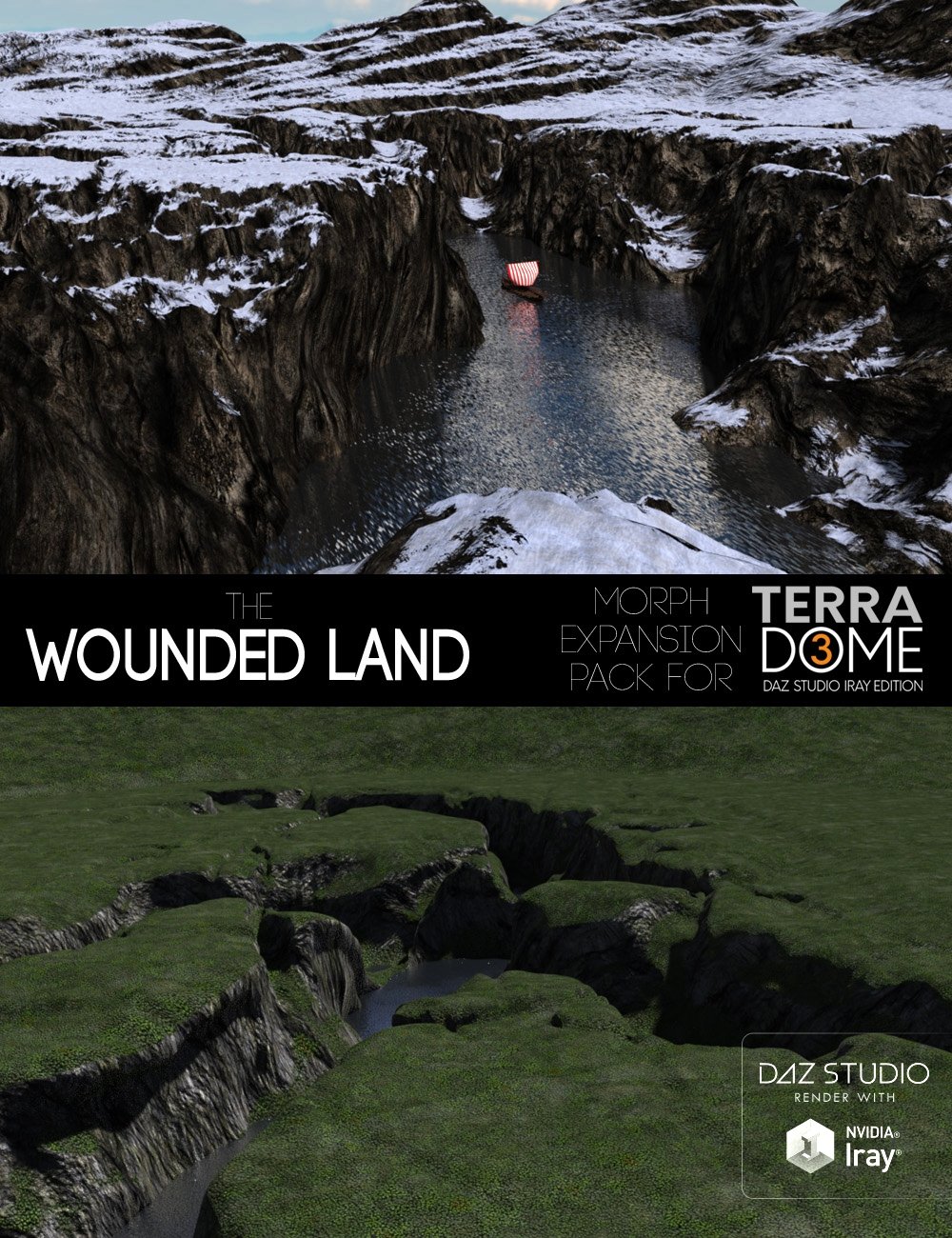 The Wounded Land for TerraDome 3 The Wounded Land for TerraDome 3 by: MortemVetus, 3D Models by Daz 3D
