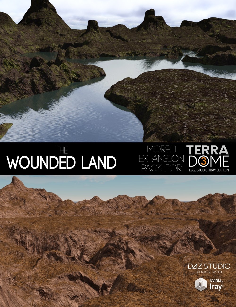 The Wounded Land for TerraDome 3 by: MortemVetus, 3D Models by Daz 3D