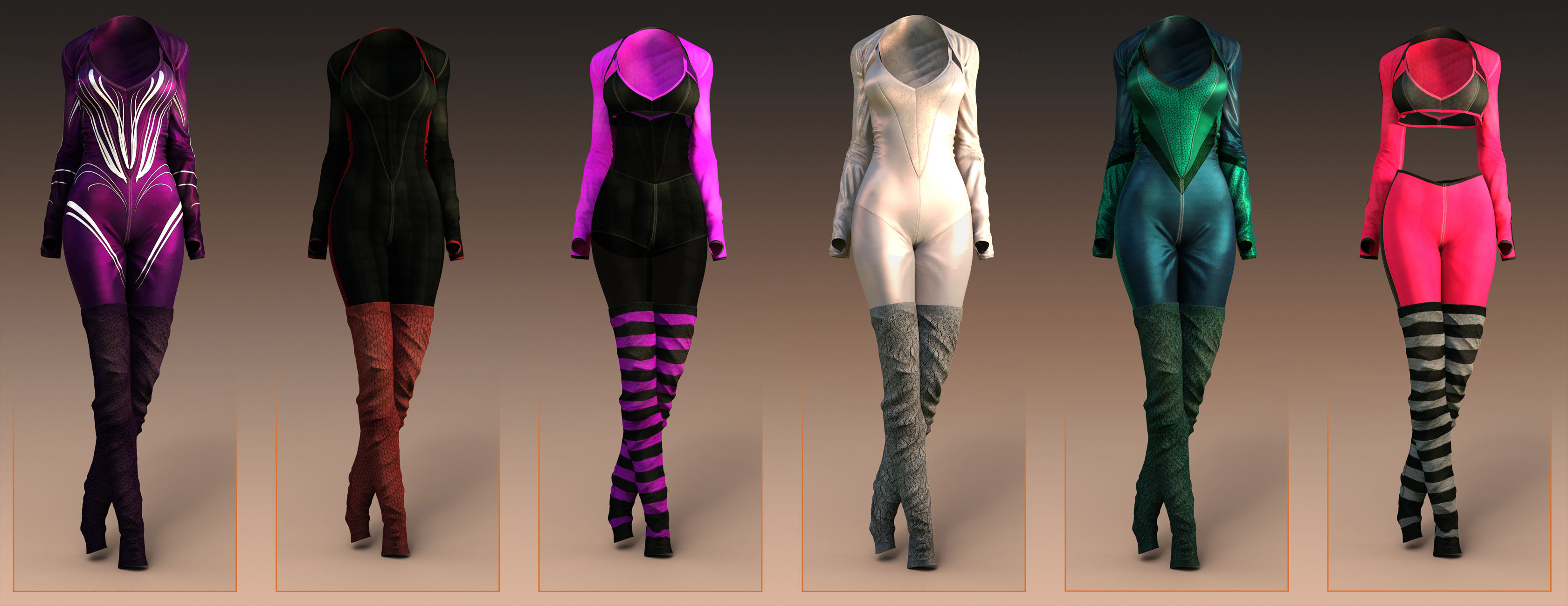 Aerial Dancer Outfit for Genesis 3 Female(s) by: NikisatezArien, 3D Models by Daz 3D