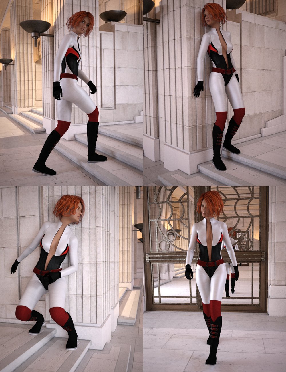 Deco Lobby Poses for Genesis 3 Deco Lobby Poses for Genesis 3 by: PredatronDiane, 3D Models by Daz 3D