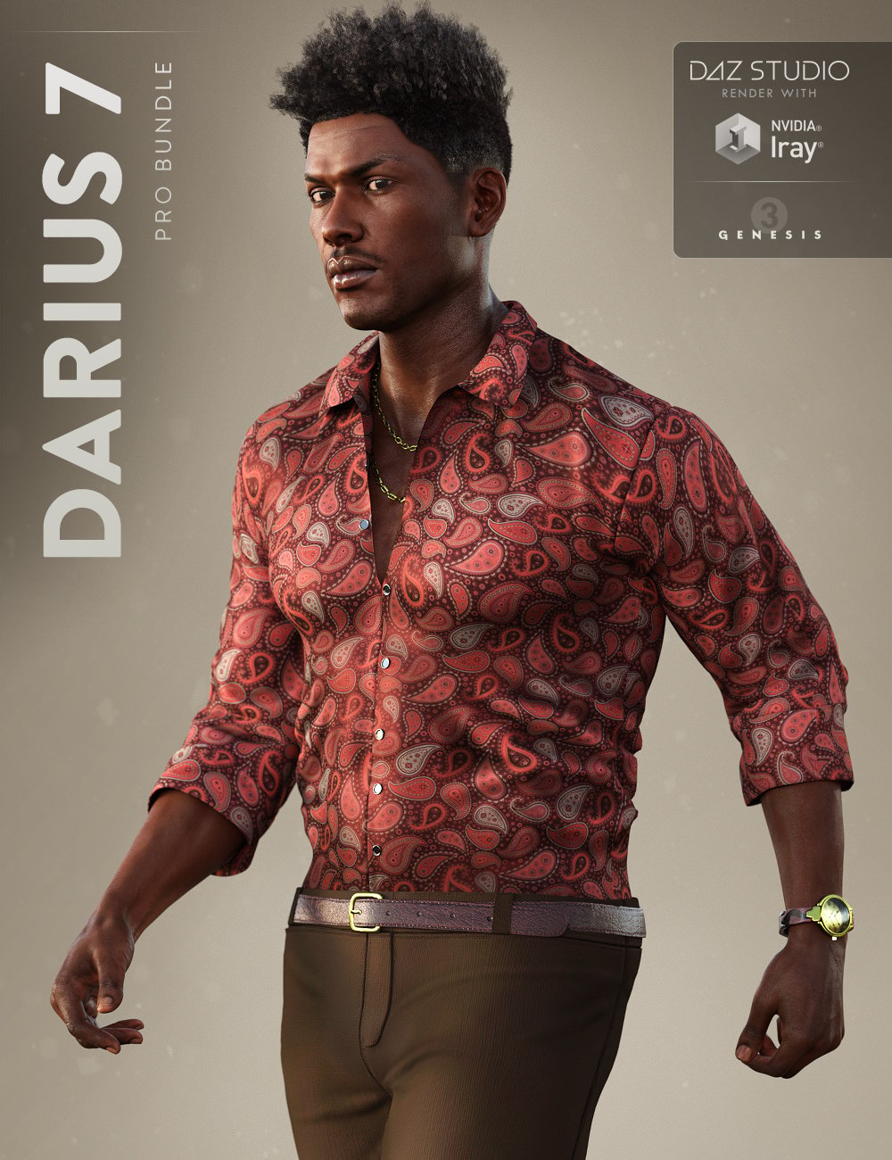 Darius 7 Pro Bundle by: , 3D Models by Daz 3D