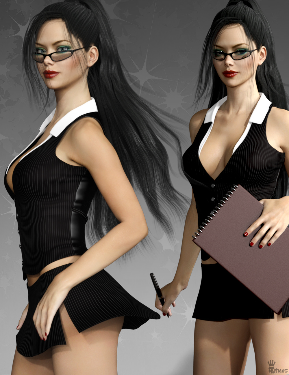 Secretary for Genesis 3 Female(s) by: Mytilus, 3D Models by Daz 3D