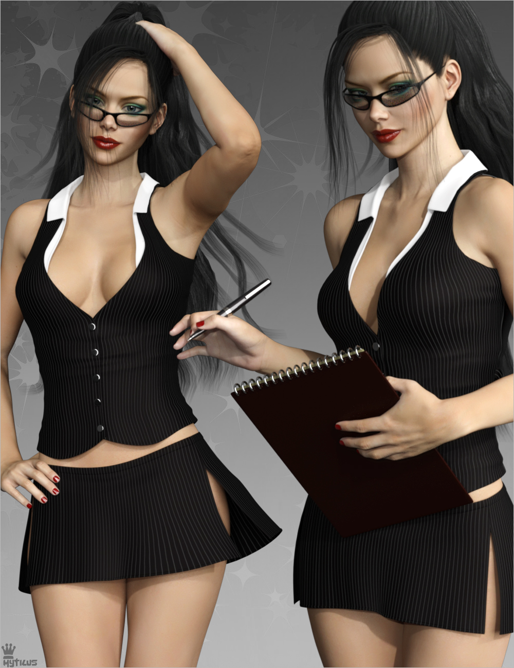 Secretary for Genesis 3 Female(s) by: Mytilus, 3D Models by Daz 3D