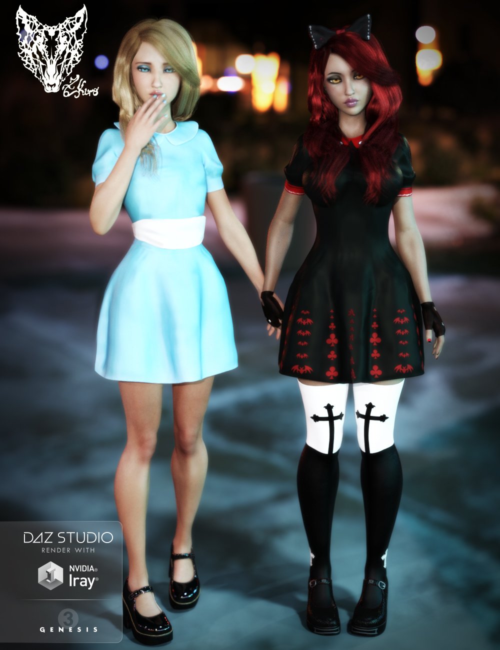 Wonderland Alice Outfit and Props for Genesis 3 Female(s) Wonderland Alice Outfit and Props for Genesis 3 Female(s) by: ZKuro, 3D Models by Daz 3D