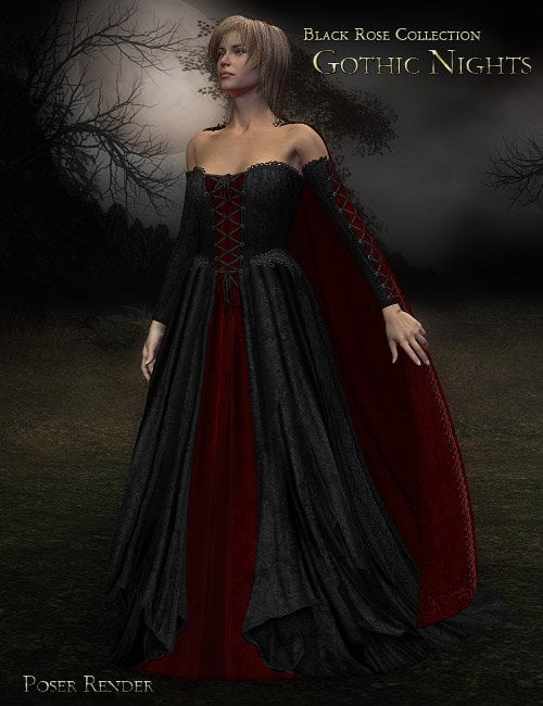 BRC - Gothic Nights by: LaurieS, 3D Models by Daz 3D