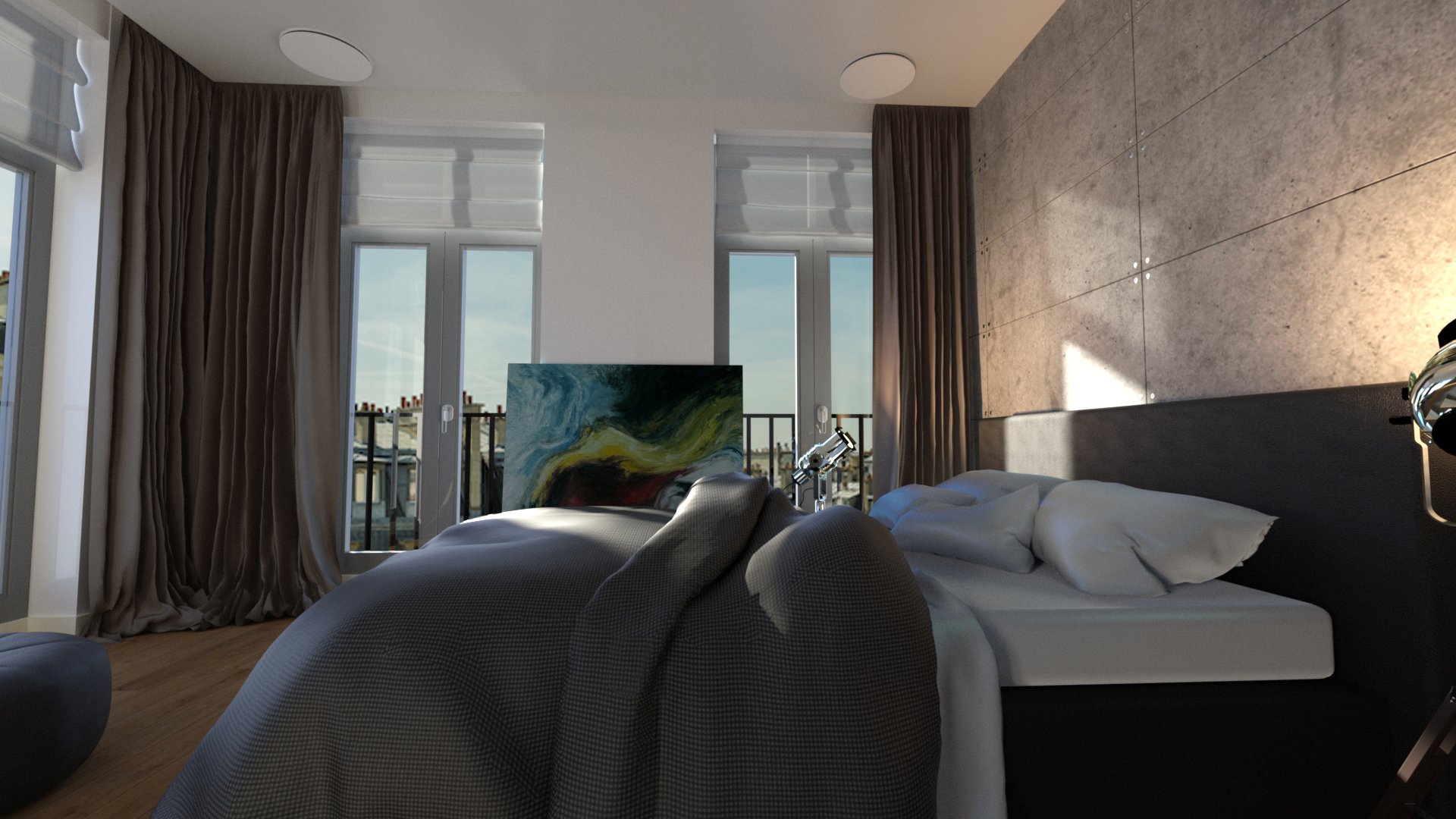 Bachelor's Bedroom Bachelor's Bedroom by: Digitallab3D, 3D Models by Daz 3D