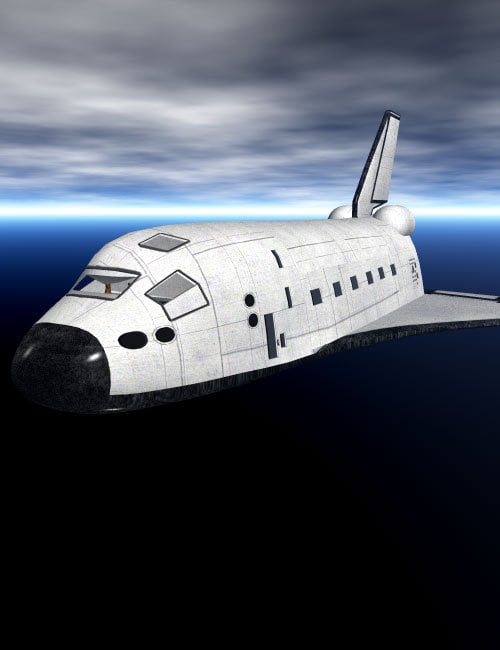 Space Shuttle by: LesthatVal3dartsagesdragon, 3D Models by Daz 3D