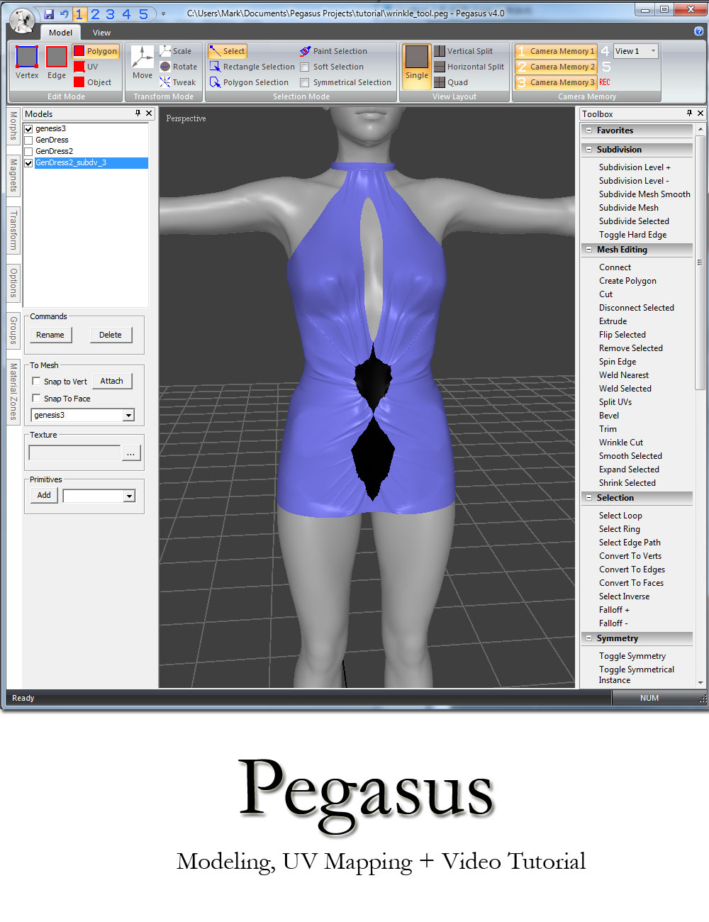 Pegasus Modeler 4.1 Upgrade from 3.0 by: MarkcusD, 3D Models by Daz 3D