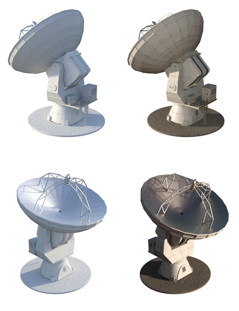 Radio Astronomy Telescope by: Inkara, 3D Models by Daz 3D