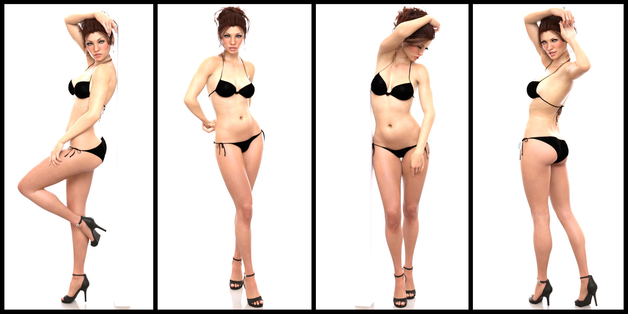 Stylish Poses for Genesis 3 Female(s) by: lunchlady, 3D Models by Daz 3D