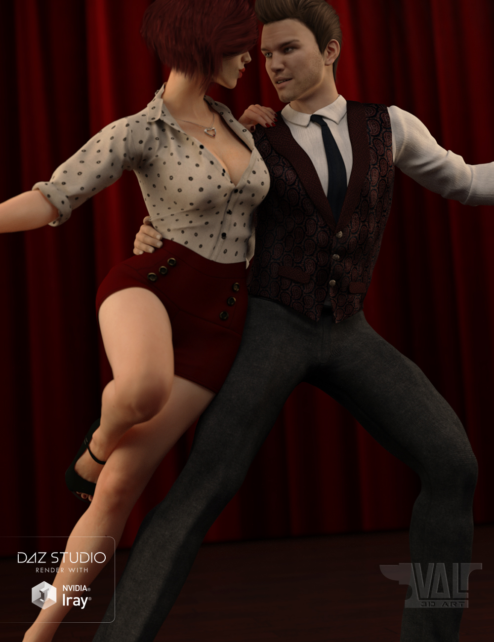 Swingsation Poses and Expressions for Genesis 3 Female and Male by: Val3dart, 3D Models by Daz 3D