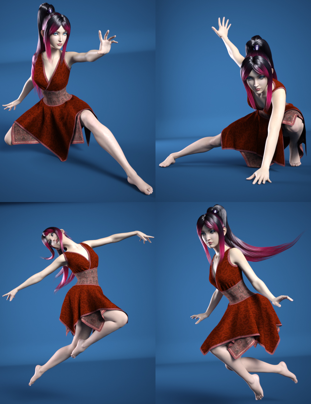 Hinata Dress Morphs by: Aave Nainen, 3D Models by Daz 3D